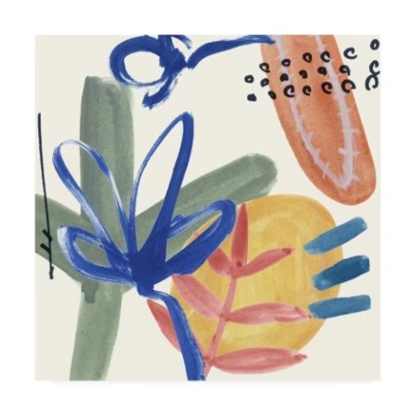 Melissa Wang 'Sunburst Abstract II' Canvas Art, 24x24, Trademark Fine Art, Mfr#: WAG15070-C2424GG
